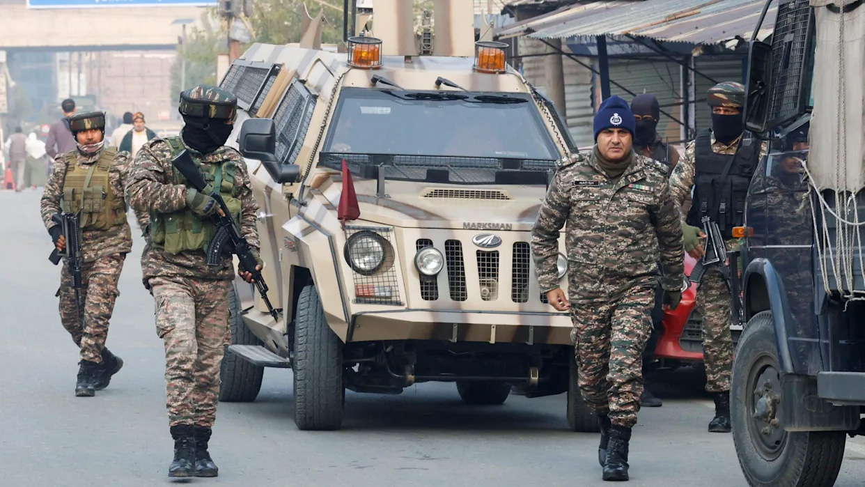 Nine people were killed and 31 injured when confiscated explosives accidentally blew up at a police station in Indian-administered Kashmir, police said yesterday, just days after a car blast in Delhi killed a dozen people. (Pic: Yahoo News Canada)
